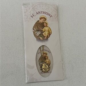 St. Anthony Devotional Necklace and Prayer Card